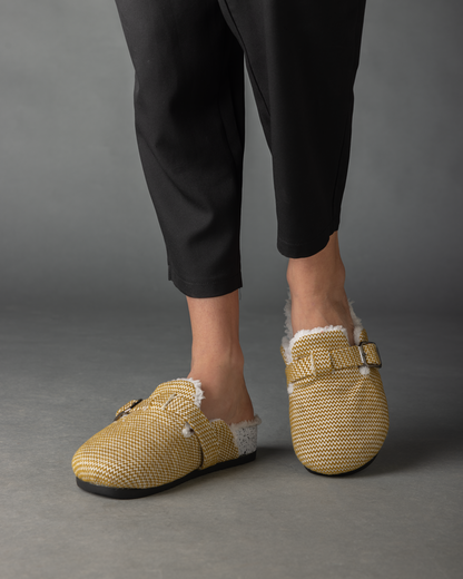 Como Home Slippers - Mustard