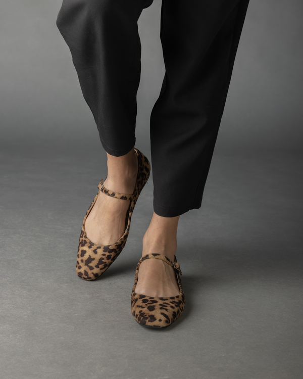 Leopard Ballerinas