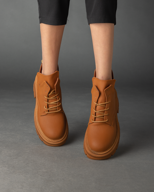 Lukk Ankle Boots - Camel