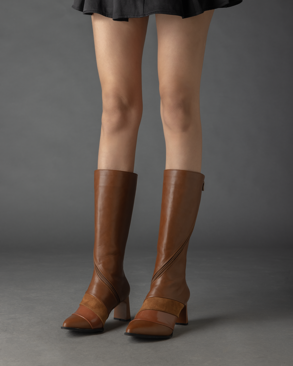 Swirl Boot in Camel