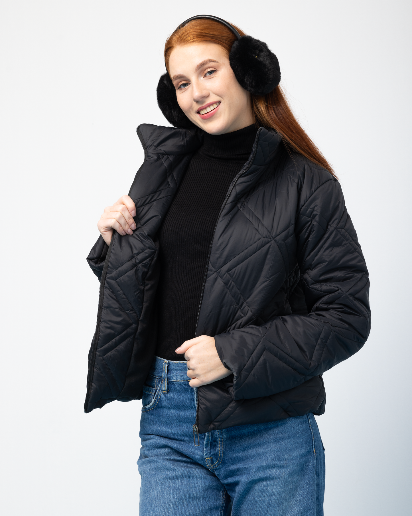 Puffer Jacket - Black