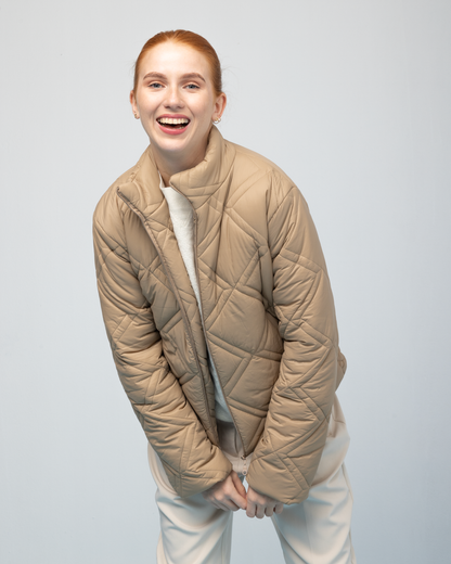 Puffer Jacket - Caramel Brown