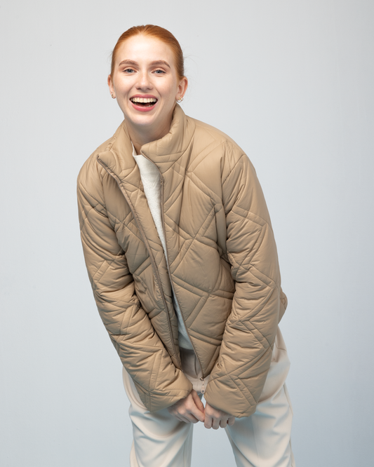 Puffer Jacket - Caramel Brown