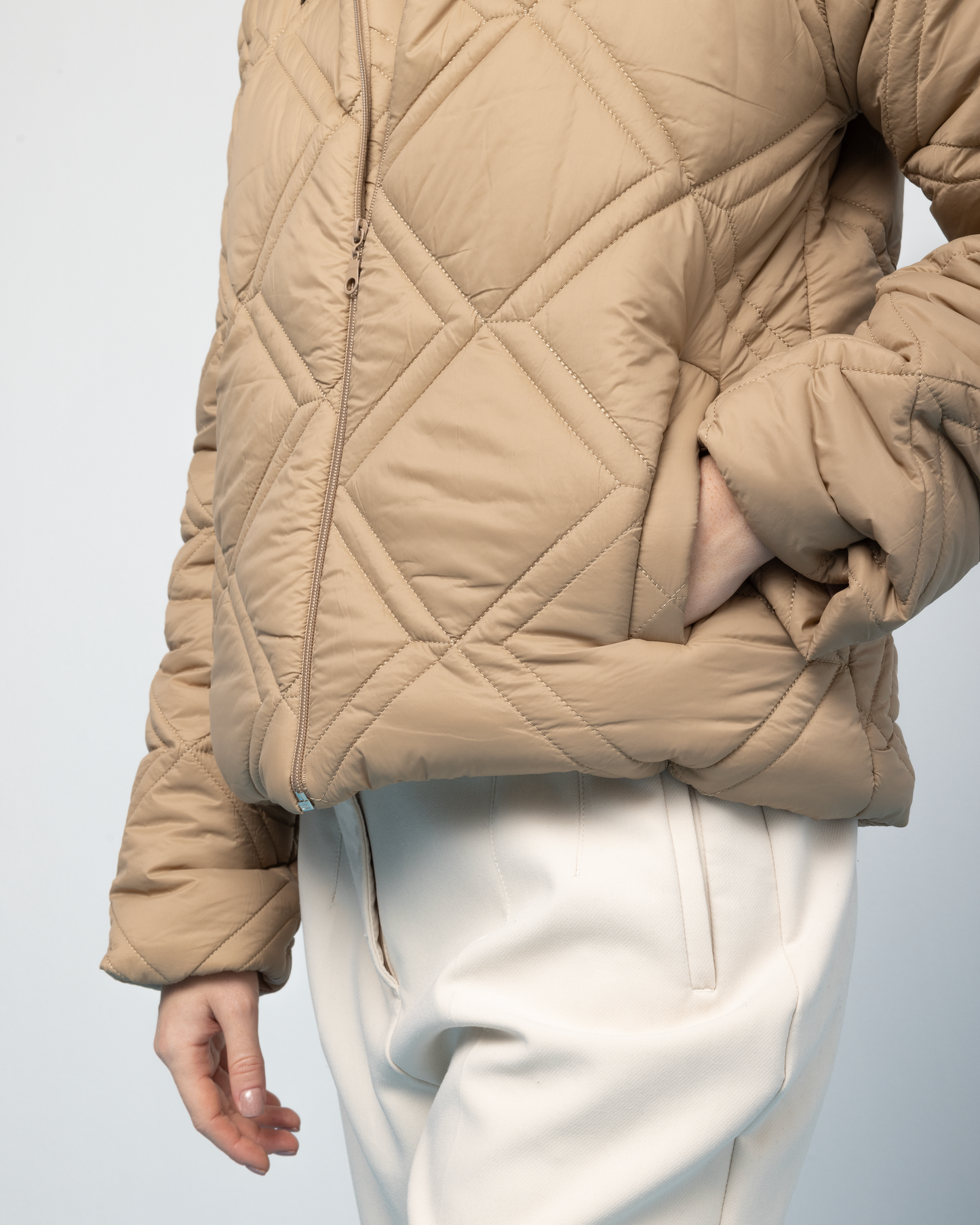 Puffer Jacket - Caramel Brown