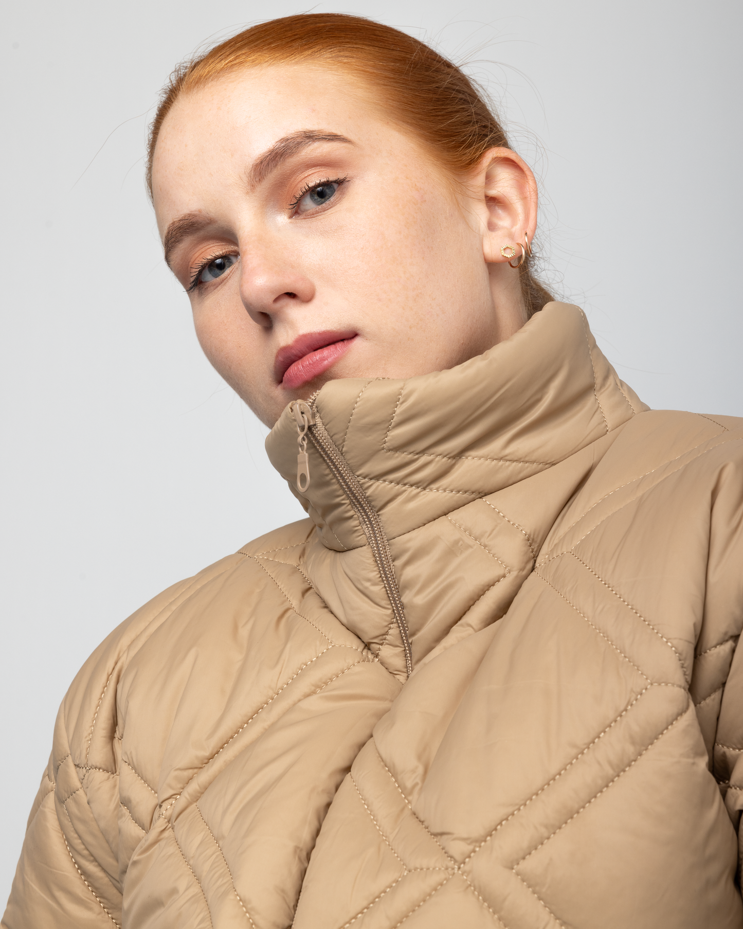 Puffer Jacket - Caramel Brown