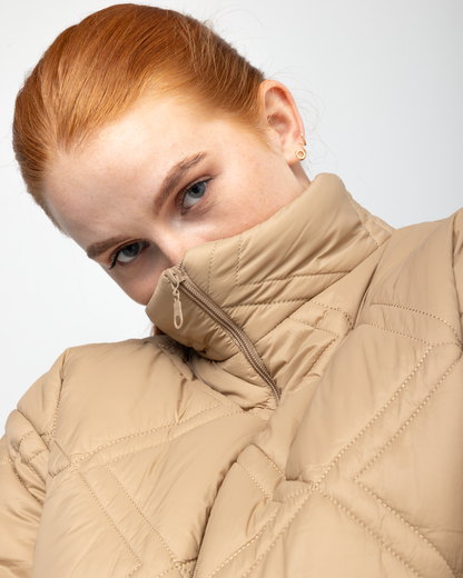 Puffer Jacket - Caramel Brown