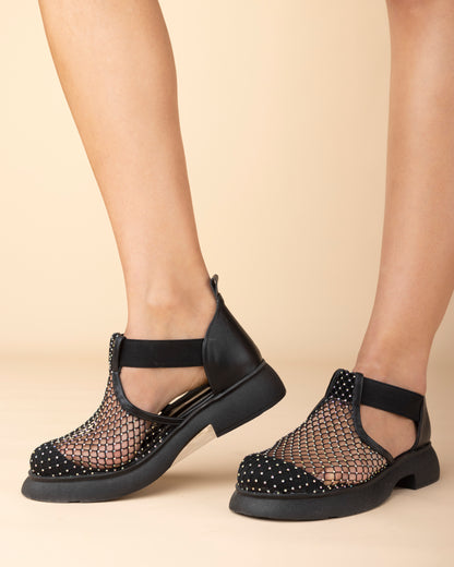 Net Loafers - Black