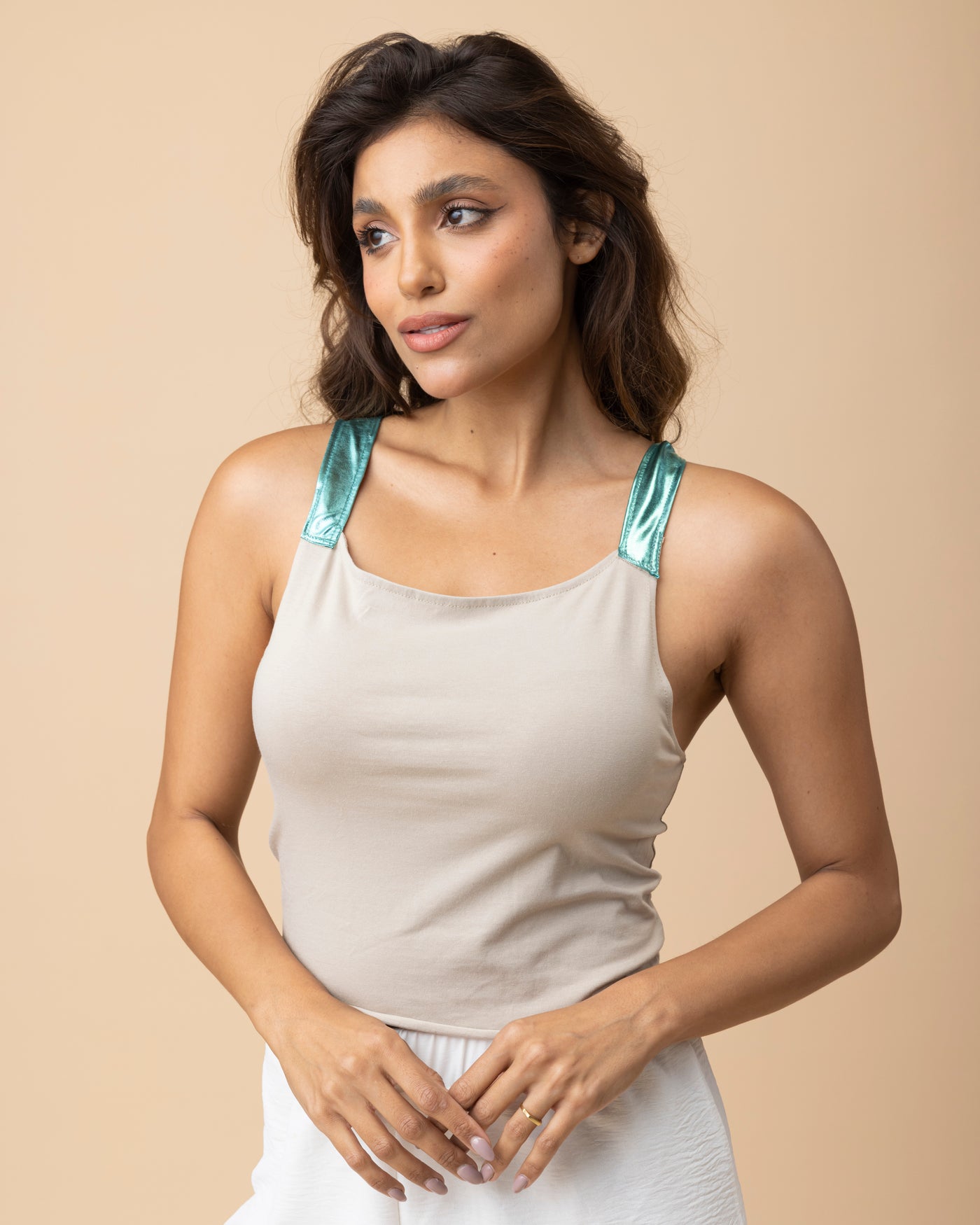 Eli Basic Top - Beige