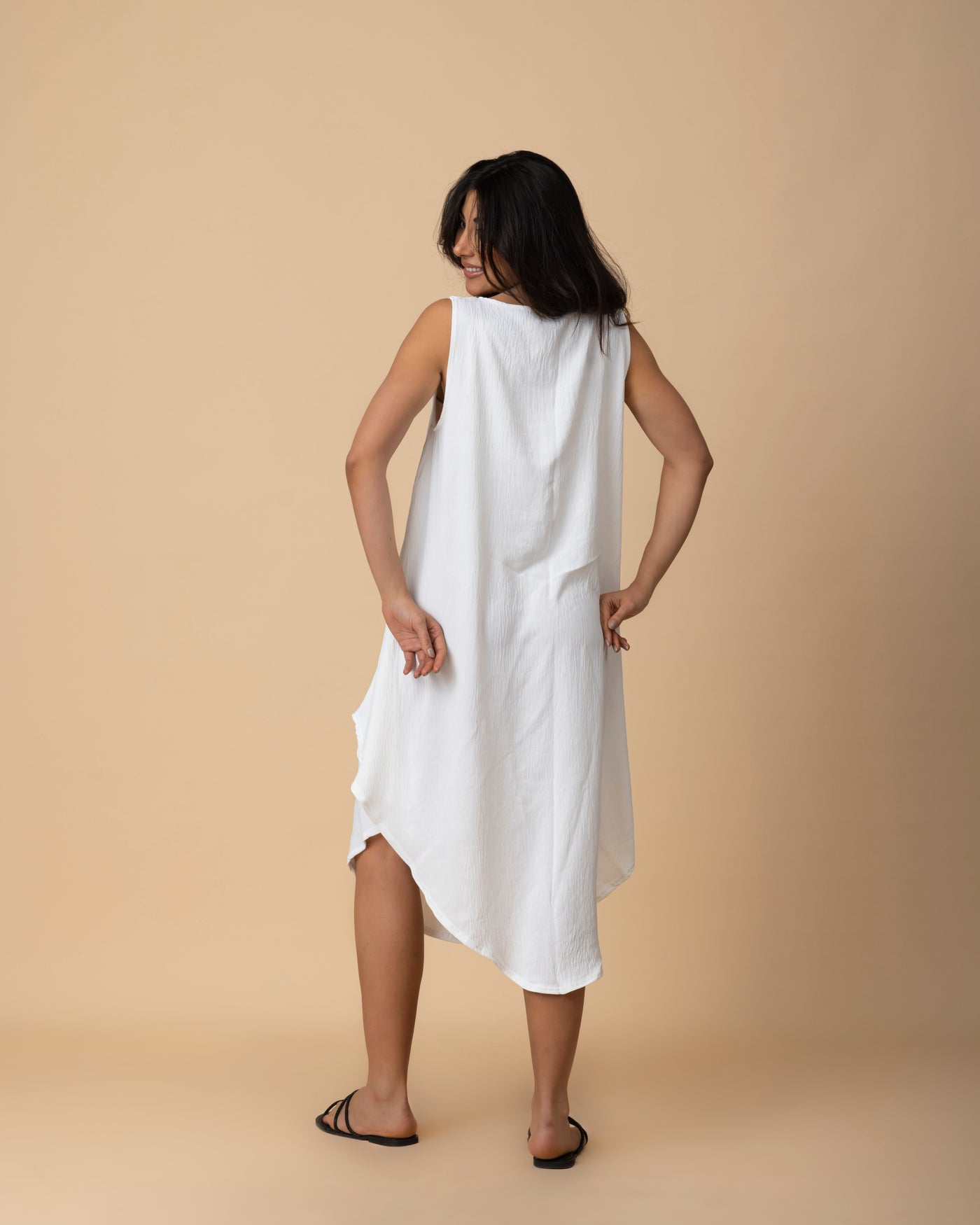 Flowy Dress - White