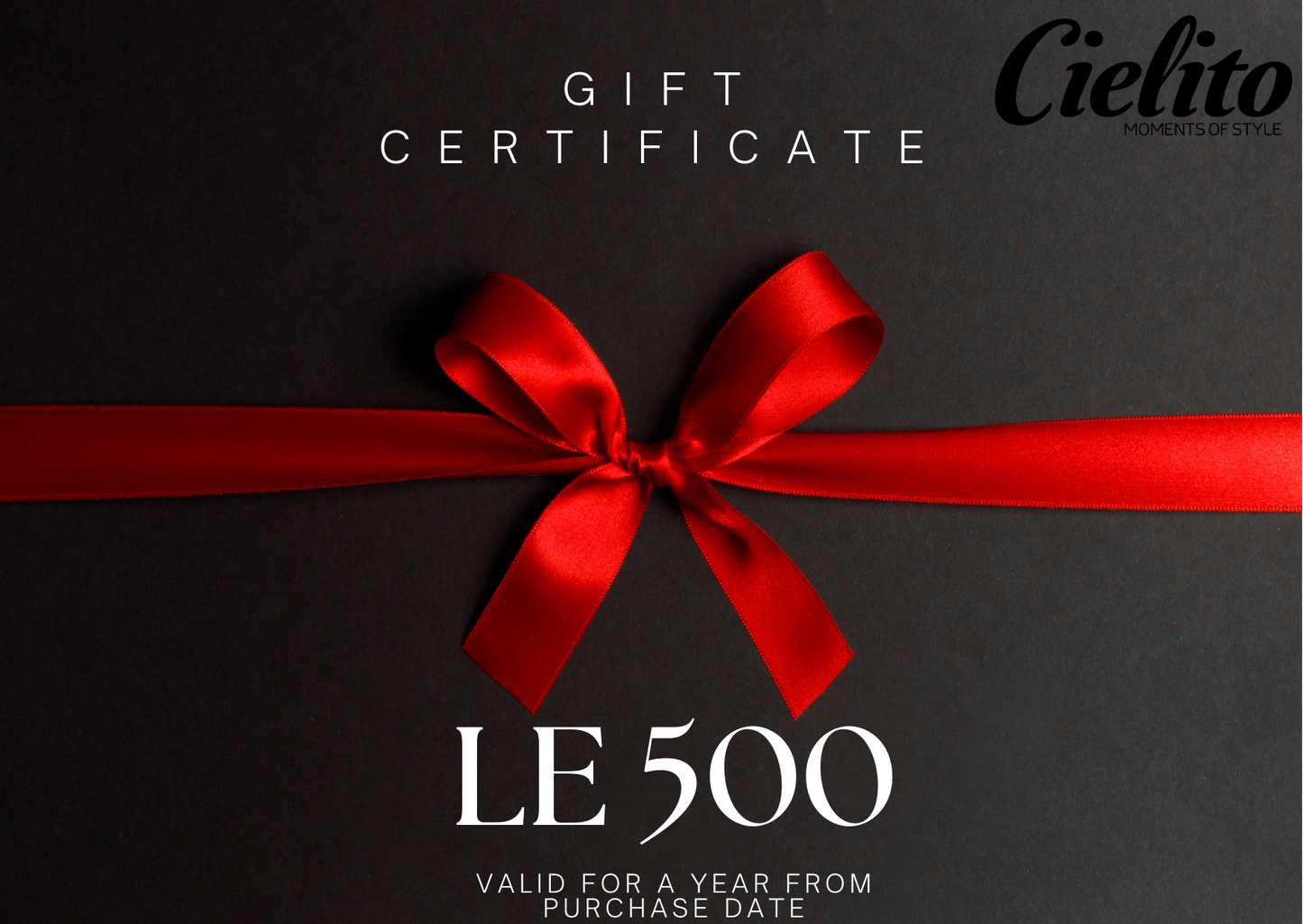 LE 500 Cielito Gift Card