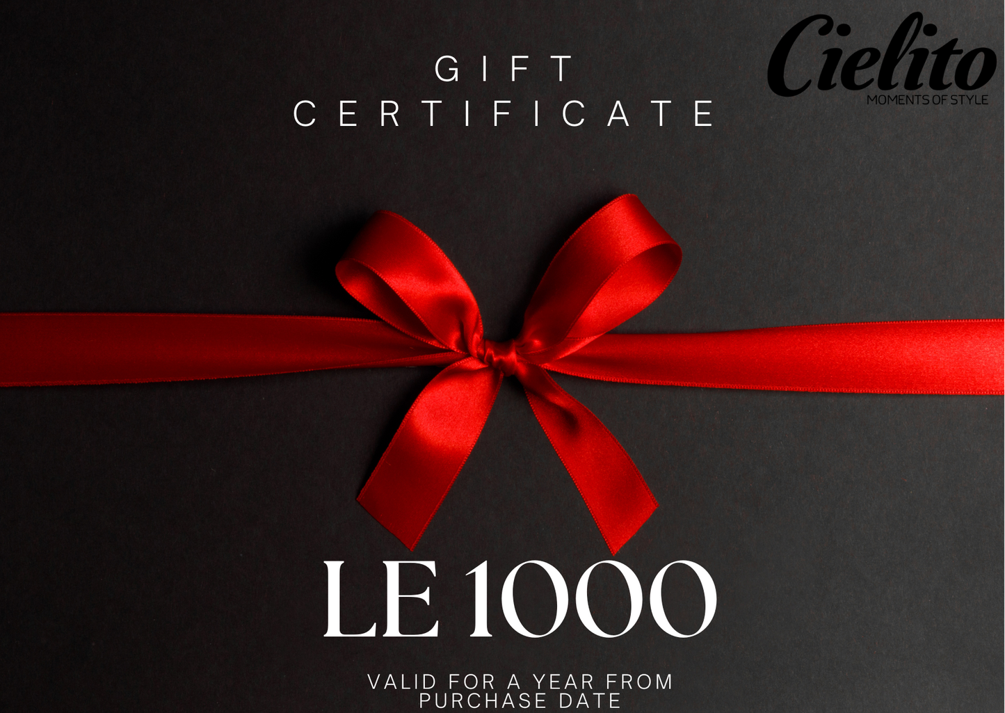 LE 1000 Cielito Gift Card