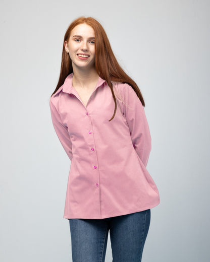 Cotton Shirt - Pink